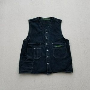 90s Results Jean vest jacket!